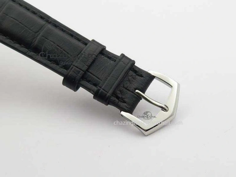 Calatrava 5227 SS Bp-Maker White Dial On Black Leather Strap MIYOTA 9015 PP324CS TechFriendly 9066
