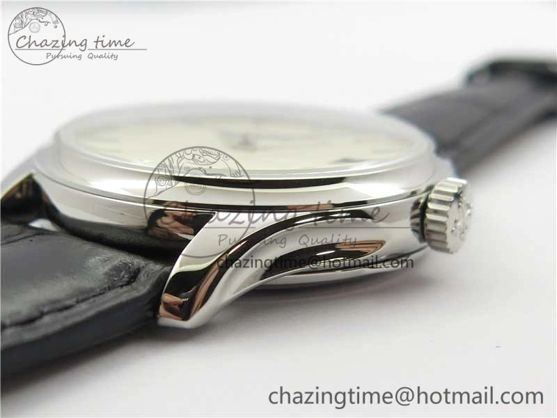 UrbanChic Calatrava 5227 SS ZF 1:1 Best Edition Ivory Dial on Black Leather Strap 324CS 8969