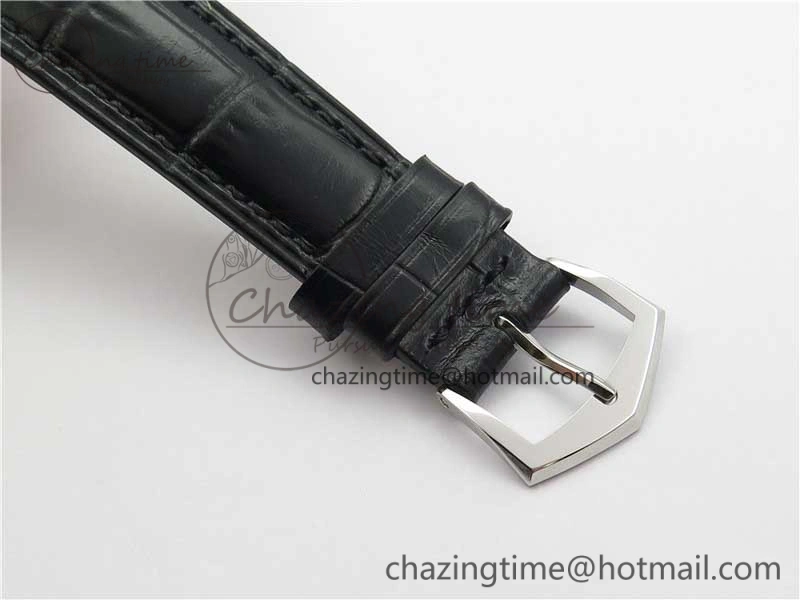 UrbanChic Calatrava 5227 SS ZF 1:1 Best Edition Ivory Dial on Black Leather Strap 324CS 8969