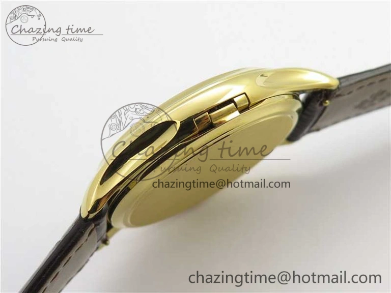 Trendy Calatrava 5227R YG ZF 1:1 Best Edition Ivory Dial on Brown Leather Strap A324CS 8970