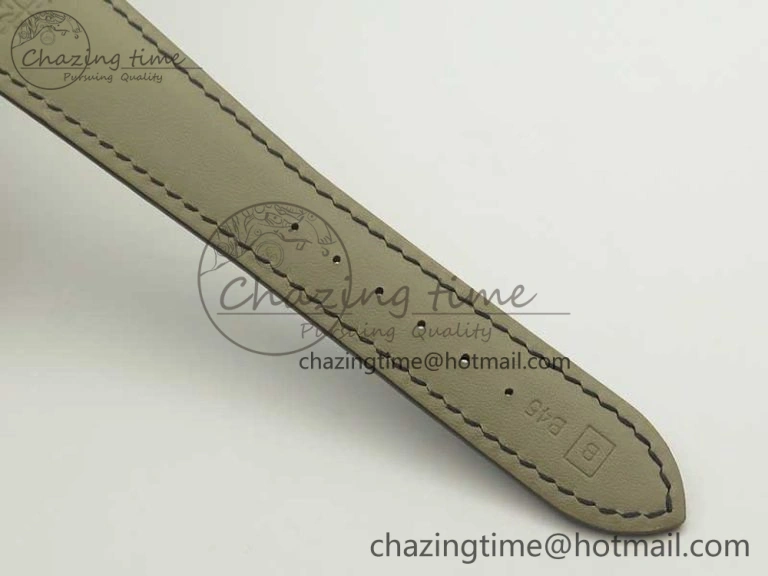 DailyWear Calatrava 5296G SS ZF 1:1 Best Edition Ivory Dial On Black Leather Strap 324CS (Free Box 8981