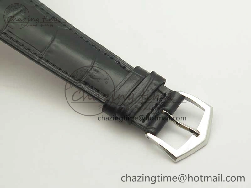 DailyWear Calatrava 5296G SS ZF 1:1 Best Edition Ivory Dial On Black Leather Strap 324CS (Free Box 8981