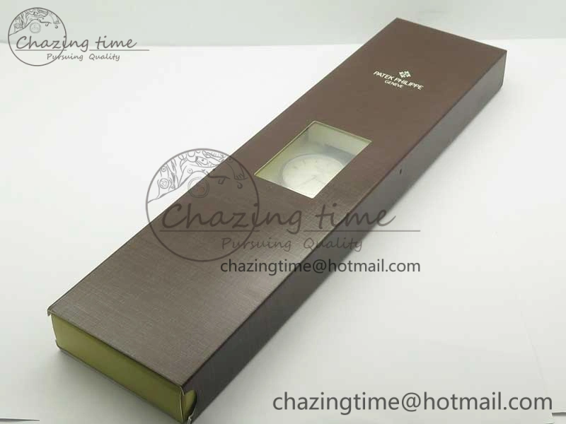 DailyWear Calatrava 5296G SS ZF 1:1 Best Edition Ivory Dial On Black Leather Strap 324CS (Free Box 8981