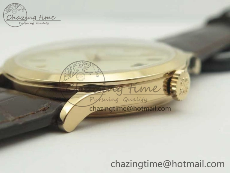 EyeCatching Calatrava 5296R RG ZF 1:1 Best Edition Ivory Dial on Brown Leather Strap 324CS (Free box) 8977