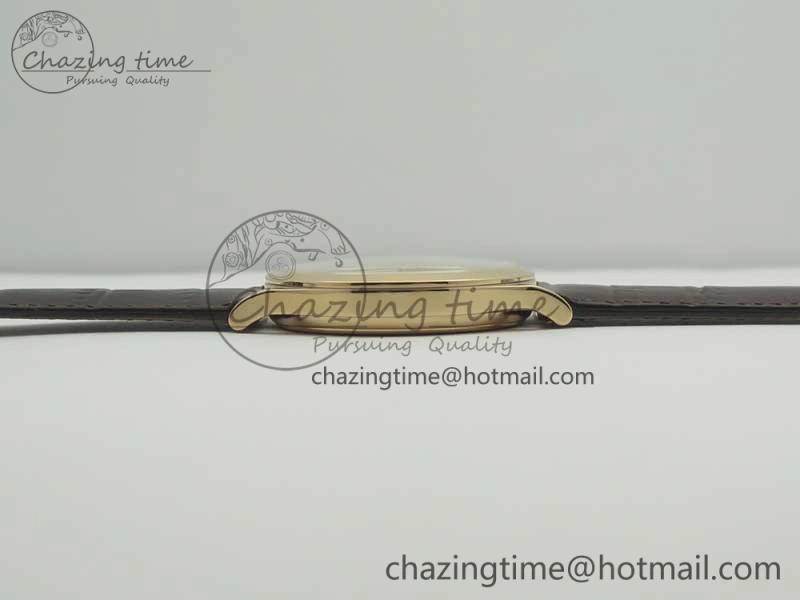 EyeCatching Calatrava 5296R RG ZF 1:1 Best Edition Ivory Dial on Brown Leather Strap 324CS (Free box) 8977