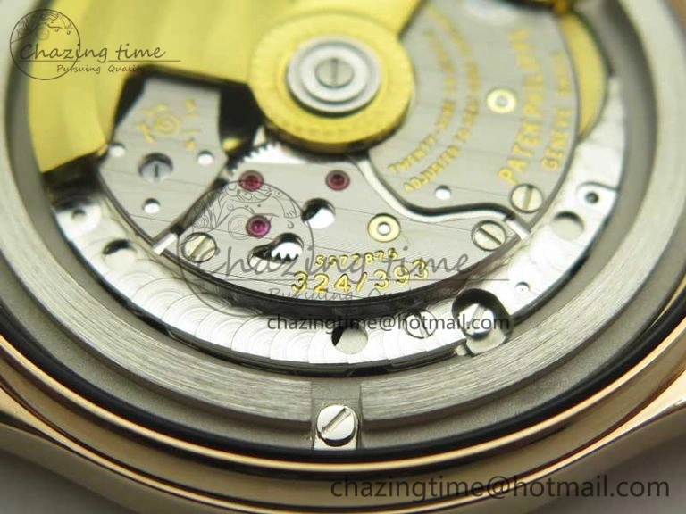 EyeCatching Calatrava 5296R RG ZF 1:1 Best Edition Ivory Dial on Brown Leather Strap 324CS (Free box) 8977