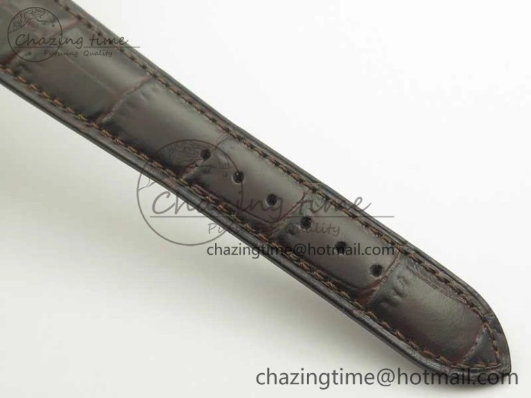 EyeCatching Calatrava 5296R RG ZF 1:1 Best Edition Ivory Dial on Brown Leather Strap 324CS (Free box) 8977