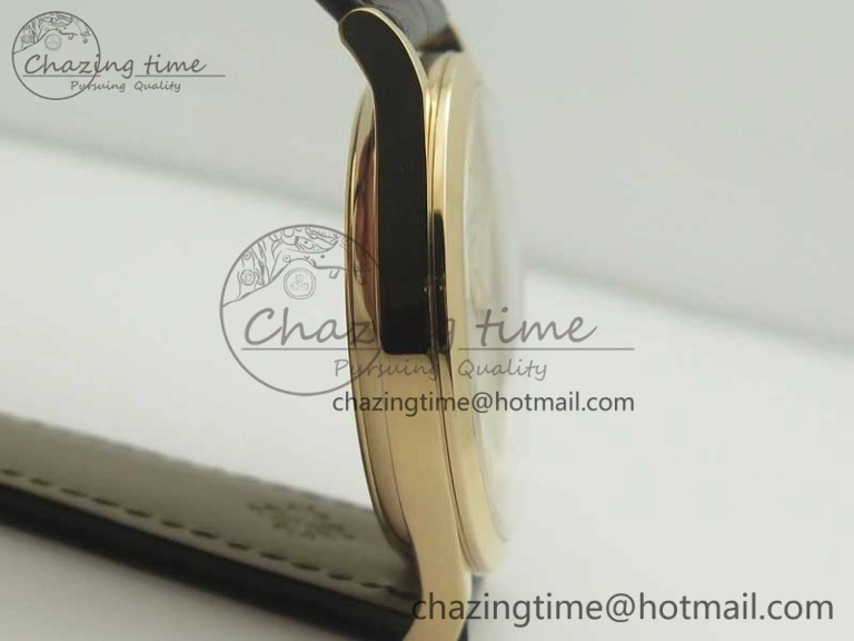 EyeCatching Calatrava 5296R RG ZF 1:1 Best Edition Ivory Dial on Brown Leather Strap 324CS (Free box) 8977