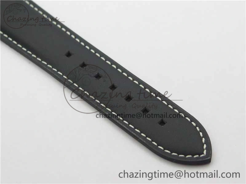 Supportive Calatrava 5524 Pilot Travel Time SS GRF Blue Dial on Black Leather Strap A324 V 8913