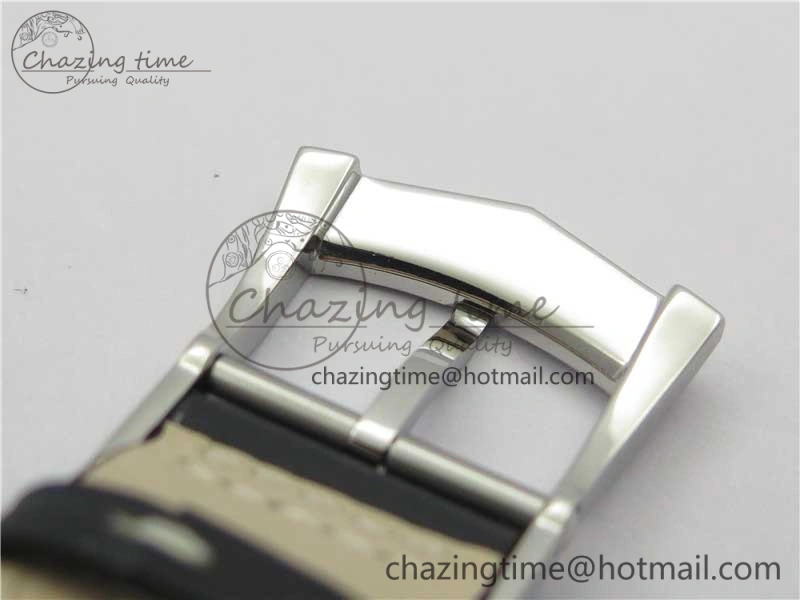 Supportive Calatrava 5524 Pilot Travel Time SS GRF Blue Dial on Black Leather Strap A324 V 8913