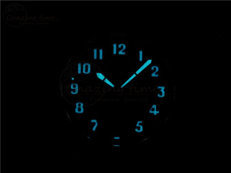 Supportive Calatrava 5524 Pilot Travel Time SS GRF Blue Dial on Black Leather Strap A324 V 8913