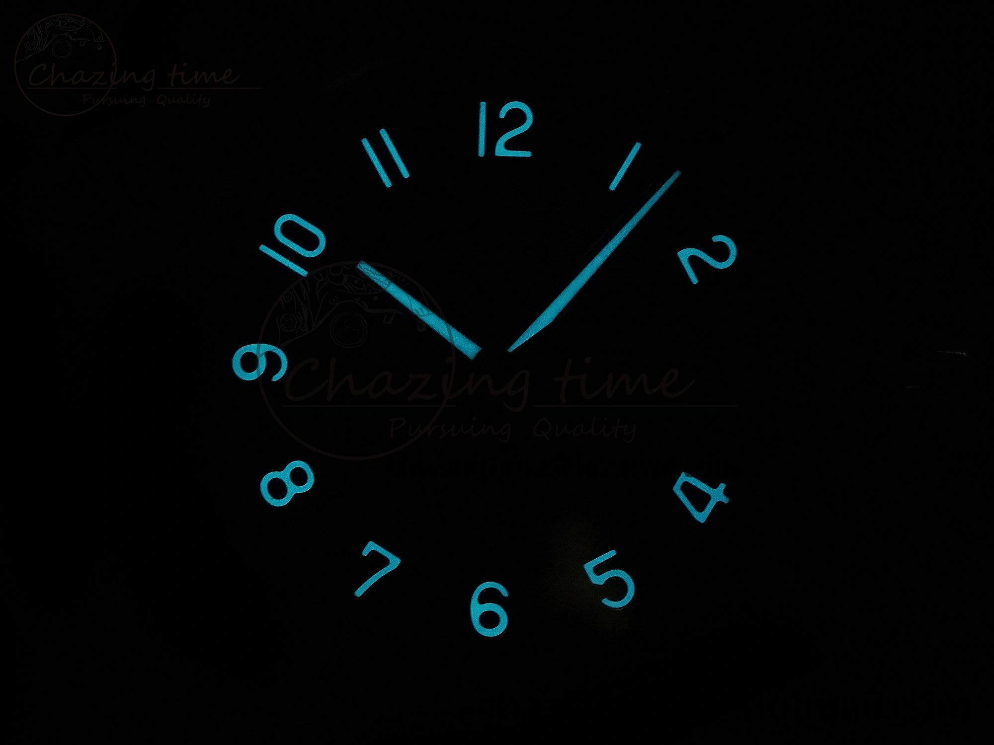 Calatrava 6007G SS PPF 1:1 Best Edition Black Red Dial on Black Leather Strap 330CS Modern 8740