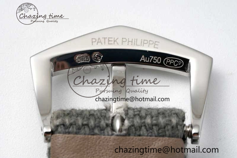 Calatrava 6007a PPF 1:1 Best Edition Blue Dial on Gray Nylon Strap 324CS WellDesigned 8825
