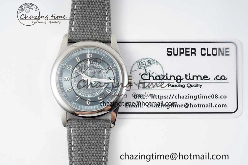 Calatrava 6007a PPF 1:1 Best Edition Blue Dial on Gray Nylon Strap 324CS WellDesigned 8825