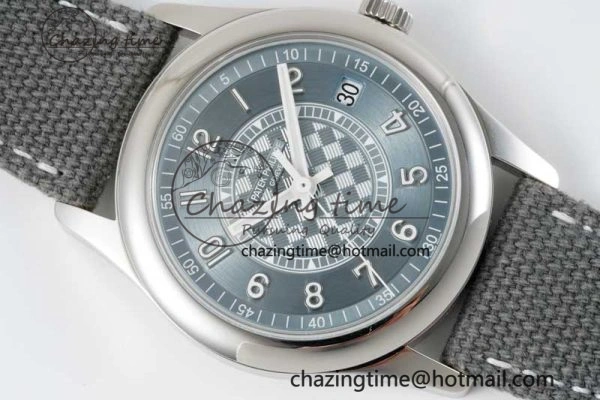 Calatrava 6007a PPF 1:1 Best Edition Blue Dial on Gray Nylon Strap 324CS WellDesigned 8825