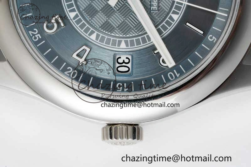 Calatrava 6007a PPF 1:1 Best Edition Blue Dial on Gray Nylon Strap 324CS WellDesigned 8825