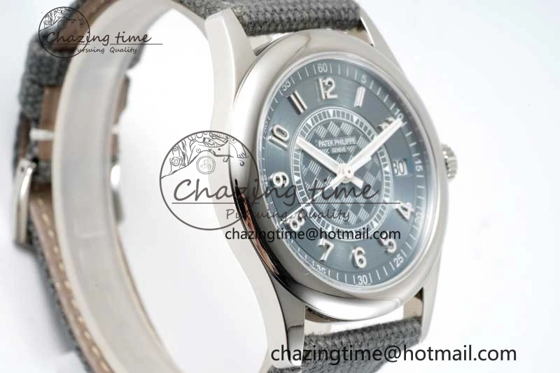Calatrava 6007a PPF 1:1 Best Edition Blue Dial on Gray Nylon Strap 324CS WellDesigned 8825