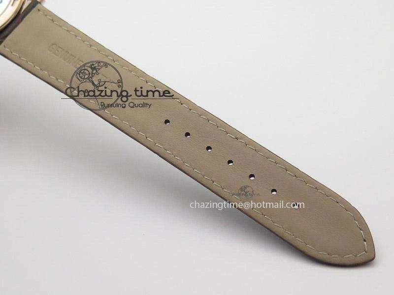 Calatrava Automatic RG SF Best Edition White Dial On Brown Leather Strap A240(Micro-Rotor) Unique 9097