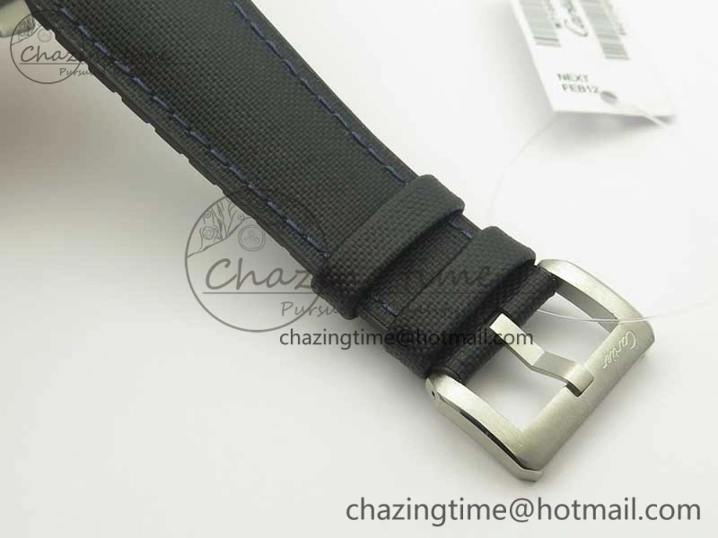 Compact Calibre De Cartier Diver Black JF 1:1 Best Edition on Black Nylon Strap A23J 6231