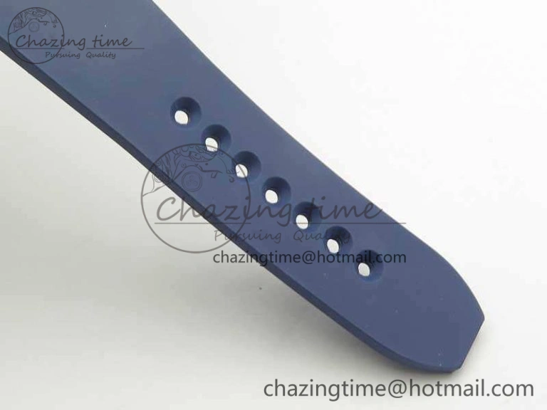 Trendy Calibre De Cartier Diver Blue JF 1:1 Best Edition On Blue Rubber Strap A23J 6246