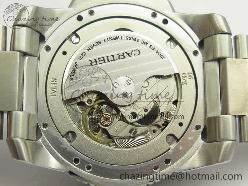 Calibre De Cartier Diver Blue JF 1:1 Best Edition On SS Bracelet A23J Trendy 6248