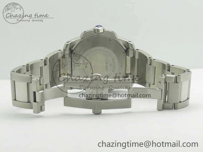 Calibre De Cartier Diver Blue JF 1:1 Best Edition On SS Bracelet A23J Trendy 6248