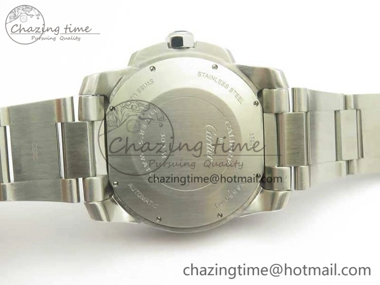 Calibre De Cartier Diver Blue JF 1:1 Best Edition On SS Bracelet A23J Trendy 6248