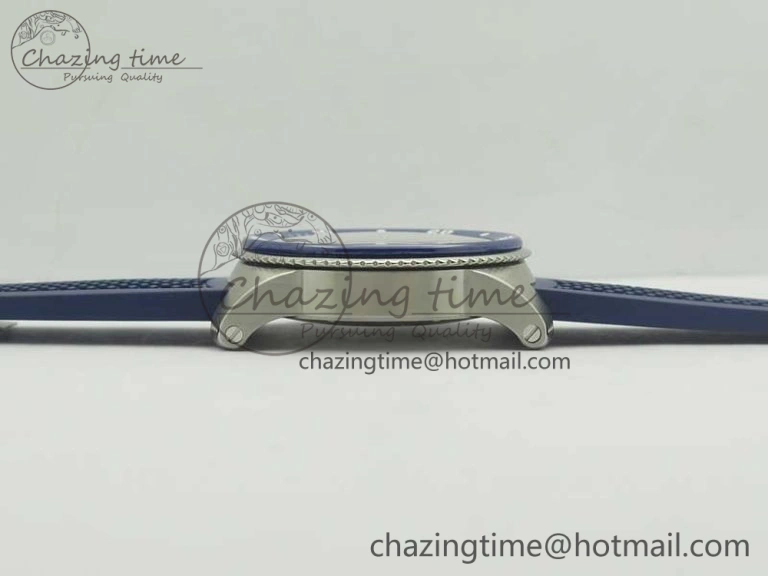 Calibre De Cartier Diver Blue JF 1:1 Best Edition White Dial On Blue Rubber Strap A23J Colorful 6225
