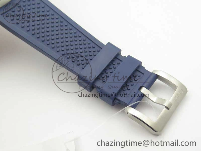 Calibre De Cartier Diver Blue JF 1:1 Best Edition White Dial On Blue Rubber Strap A23J Colorful 6225