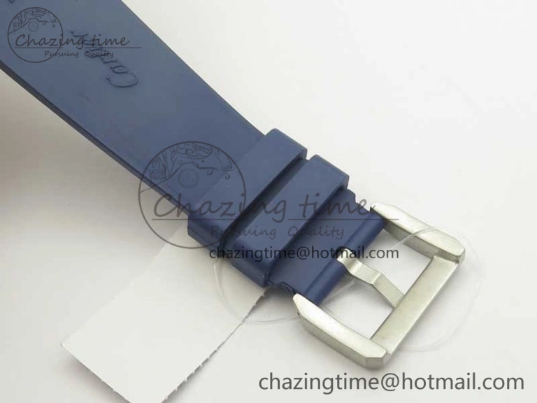 Calibre De Cartier Diver Blue JF 1:1 Best Edition White Dial On Blue Rubber Strap A23J Colorful 6225