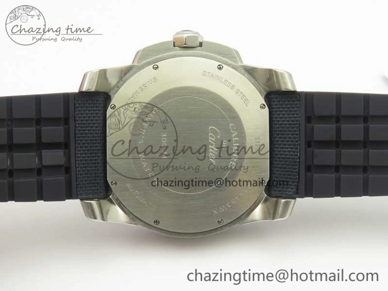 Calibre De Cartier Diver Blue JF 1:1 Best Edition on Blue Nylon Strap A23J StreetReady 6233