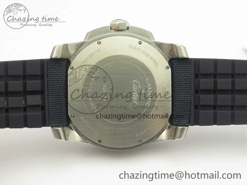 Calibre De Cartier Diver Blue JF 1:1 Best Edition on Blue Nylon Strap A23J StreetReady 6233