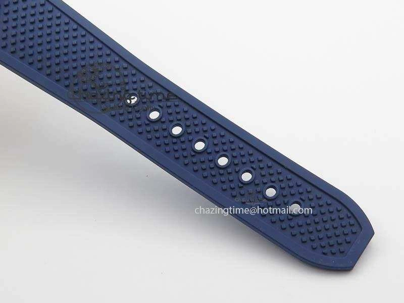NewStyle Calibre De Cartier Diver Blue RG TF 1:1 Best Edition On Blue Rubber Strap A23J 6320