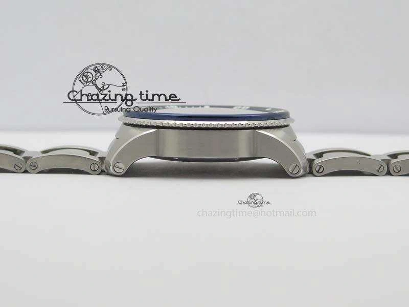 Calibre De Cartier Diver Blue TF 1:1 Best Edition On SS Bracelet A23J GoodFit 6318