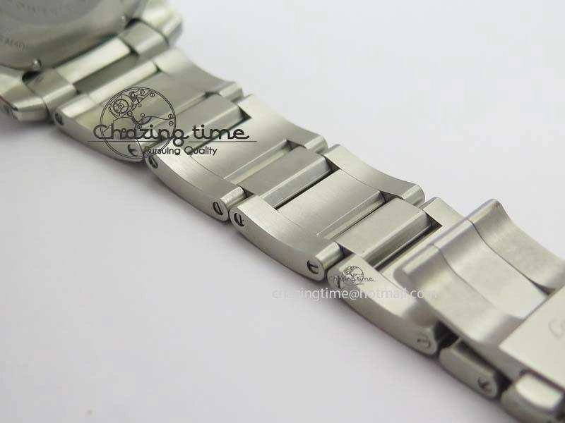 Calibre De Cartier Diver Blue TF 1:1 Best Edition On SS Bracelet A23J GoodFit 6318