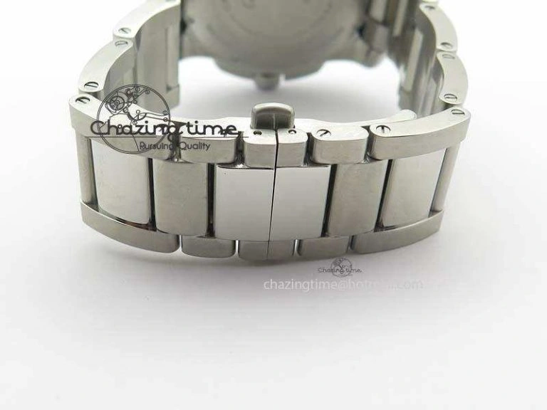 Calibre De Cartier Diver Blue TF 1:1 Best Edition On SS Bracelet A23J GoodFit 6318