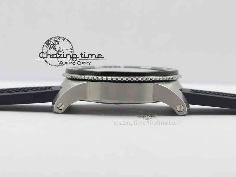 SmartChoice Calibre De Cartier Diver JJF 1:1 Best Edition SS Black Dial On Black Rubber Strap A23J 6293