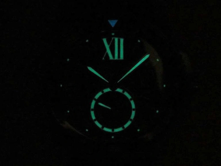 Breathable Calibre De Cartier Diver SS Blue JJF 1:1 Best Edition On Blue Rubber Strap A23J 6284