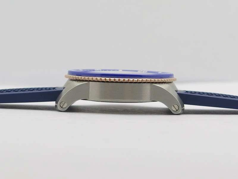 Calibre De Cartier Diver SS RG Blue JJF 1:1 Best Edition On Blue Rubber Strap A23J Contemporary 6283