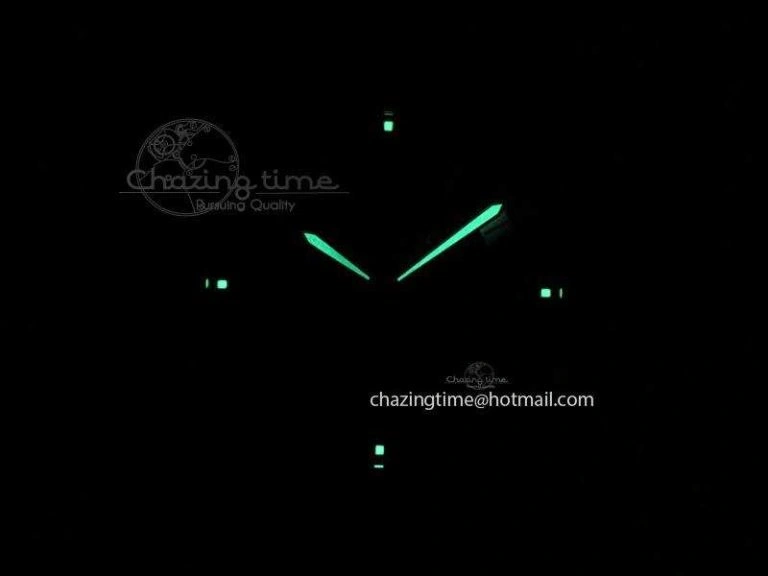 Trendy Calibre De Cartier RG JF Best Edition White Dial On Black Leather Strap A23J 6316