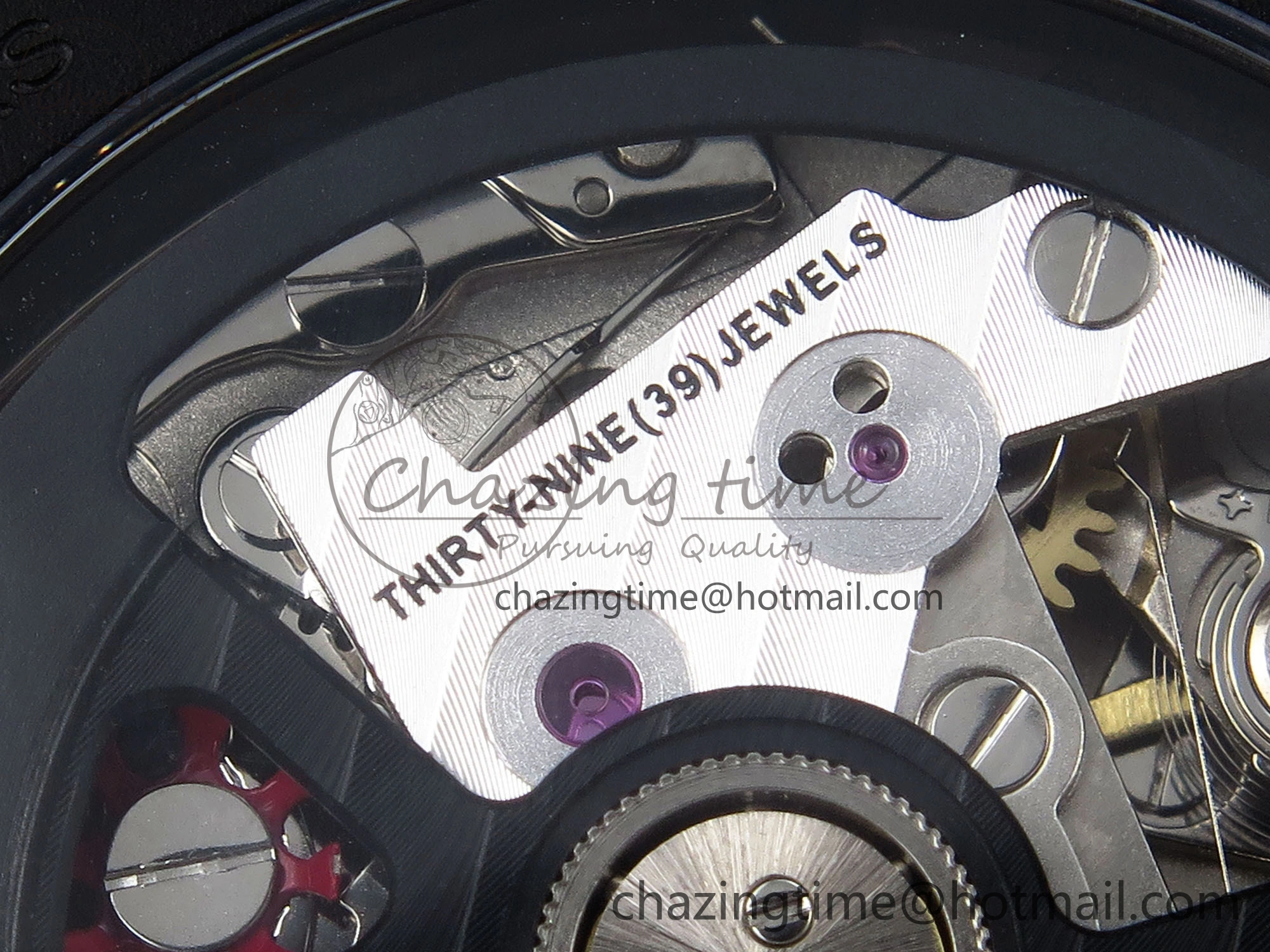 MoistureWicking Calibre Heuer 01 Chrono 43mm Ceramic XF 1:1 Best Edition Skeleton Dial Red Hand on Ceramic Bracelet A 9652