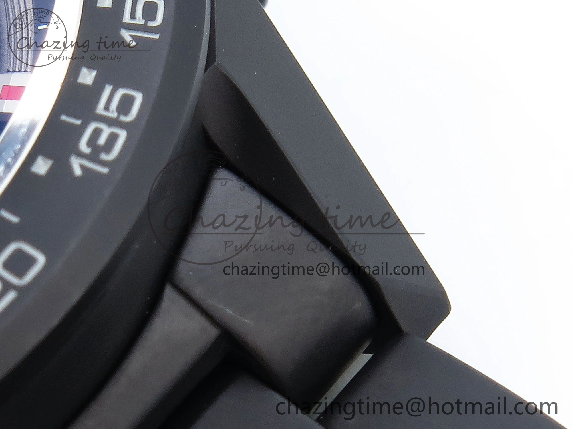 MoistureWicking Calibre Heuer 01 Chrono 43mm Ceramic XF 1:1 Best Edition Skeleton Dial Red Hand on Ceramic Bracelet A 9652