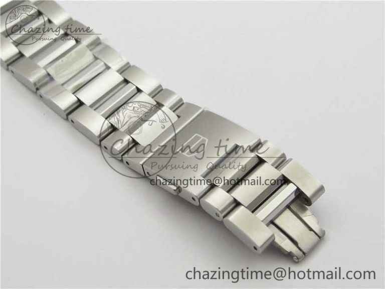 Calibre Heuer 01 Chrono 43mm SS XF 1:1 Best Edition Skeleton Dial Red Hand on SS Bracelet A ZeroBulk 9680