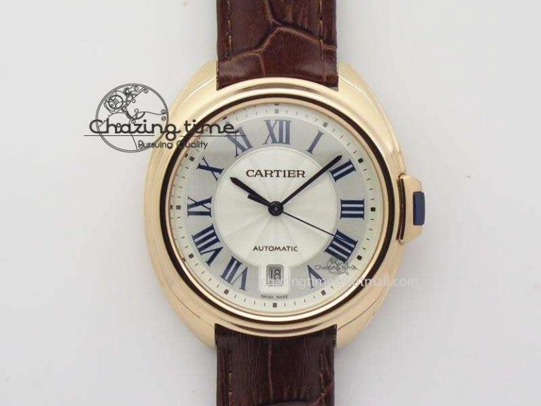 Calibre de Cartier Diver TF 1:1 Best Edition RG Black Dial on Black Rubber Strap MIYOTA Movement TopPick 6370