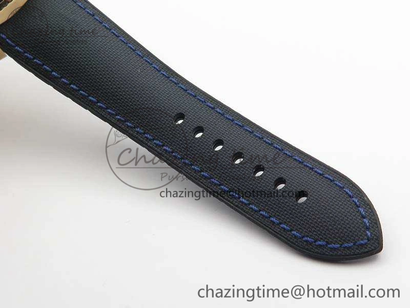 Thermal Calibre de Cartier Diver TF 1:1 Best Edition RG Blue Dial On Nylon Black Rubber Strap 23J Movement 6268