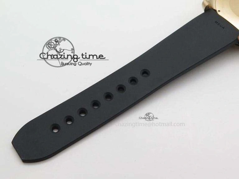 Calibre de Cartier Diver TF 1:1 Best Edition RG White Dial on Black Rubber Strap MIYOTA Movement ZeroBulk 6373