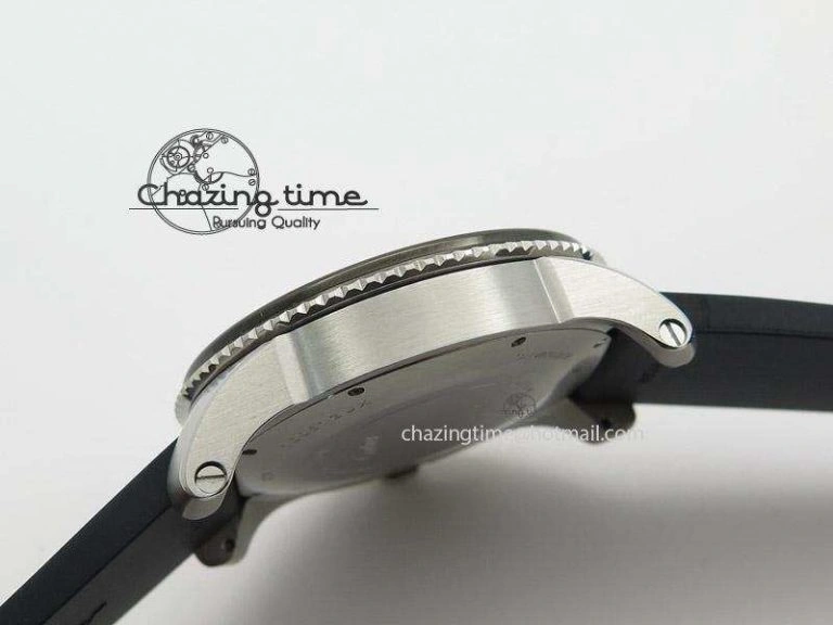 Calibre de Cartier Diver TF 1:1 Best Edition SS Black Dial on Black Rubber Strap MIYOTA Movement MultiPurpose 6374