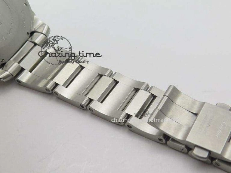 EasyMatch Calibre de Cartier Diver TF 1:1 Best Edition SS Black Dial on SS Bracelet MIYOTA Movement 6362