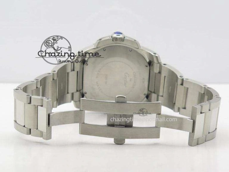 EasyMatch Calibre de Cartier Diver TF 1:1 Best Edition SS Black Dial on SS Bracelet MIYOTA Movement 6362
