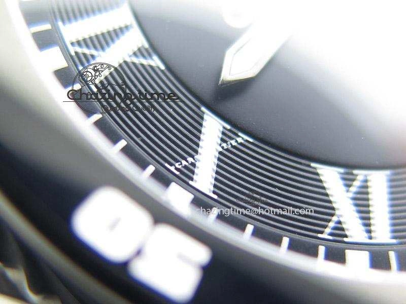 EasyMatch Calibre de Cartier Diver TF 1:1 Best Edition SS Black Dial on SS Bracelet MIYOTA Movement 6362